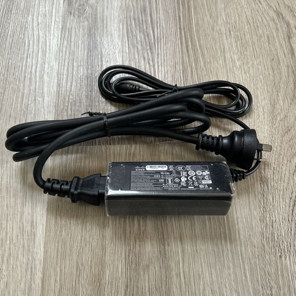 Cisco MA-PWR-50WAC OEM AC Adapter 54V 0.92A Power Supply 50 Watt TYPE 1 PLUG